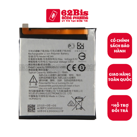 Pin Nokia 7 - 2017/ HE340 / 3000MAH (Zin Cty)