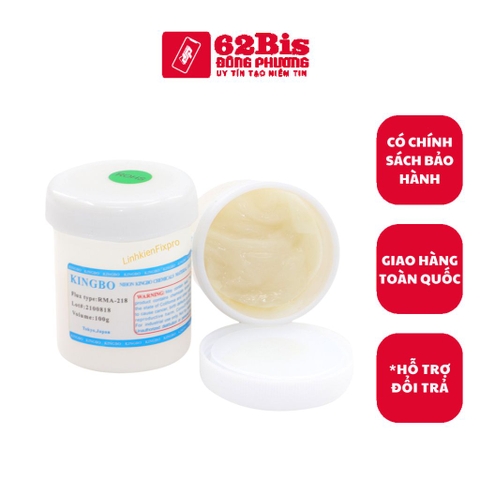 Mỡ hàn / nhưa thông KINGBO 100g - hủ trắng