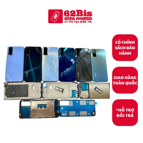 Vỏ Vivo Y20 / Y20S / Y12S Full bộ có sườn (Zin)