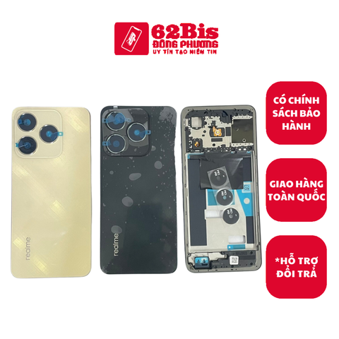 Vỏ Oppo Realme C61 ( Bản 3 Mắt Cam) / C63 / C65S bộ full có sườn ( Zin)