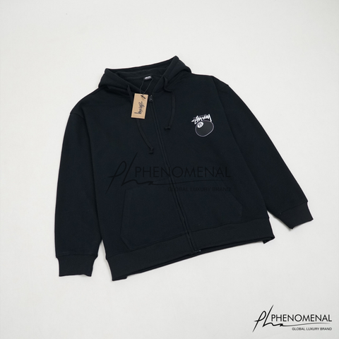 Áo Hoodie Zip Stussy 8 BALL - Có khóa kéo