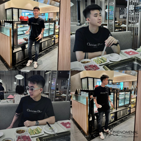 Áo thun Dior Couture Chữ Nứt Relaxed