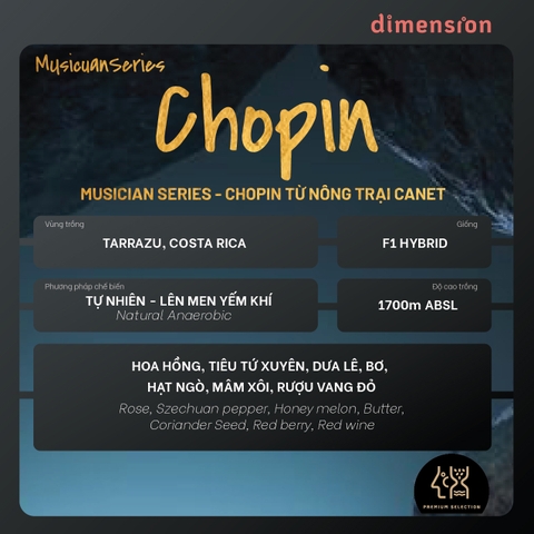COSTA RICA CHOPIN TARRAZU CANET MUSICIAN SERIES