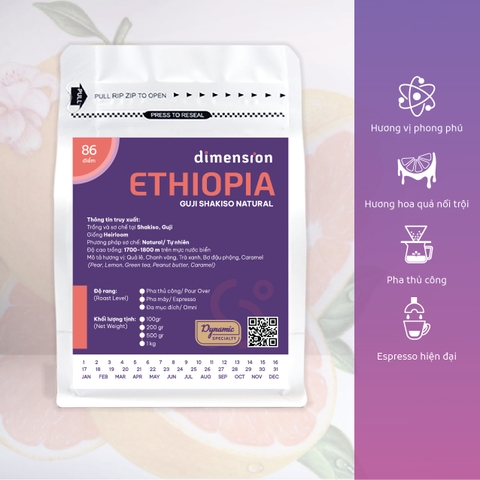 ETHIOPIA GUJI SHAKISO NATURAL G1