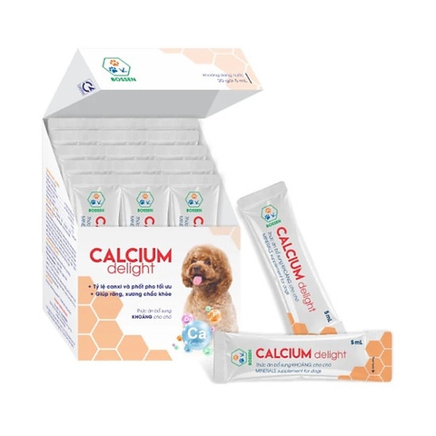 BS Calcium Delight Chó, khoáng dạng nước ( đơn giá hộp ) 1H20G