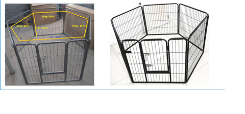 SLC Quây sắt 80*80 bộ 6 tấm