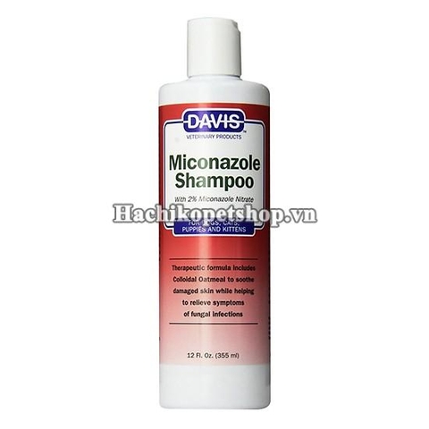 DẦU TẮM DAVIS MICONAZOLE SHAMPOO (nhiễm nấm)