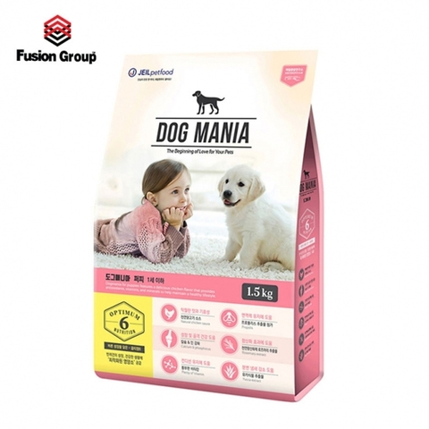 Thức ăn hạt cho chó nhỏ Dog Mania Puppy 1.5kg