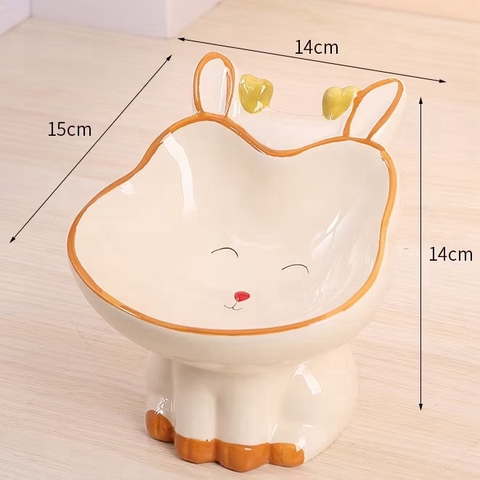 KC Chén sứ hình thú 12*15cm
