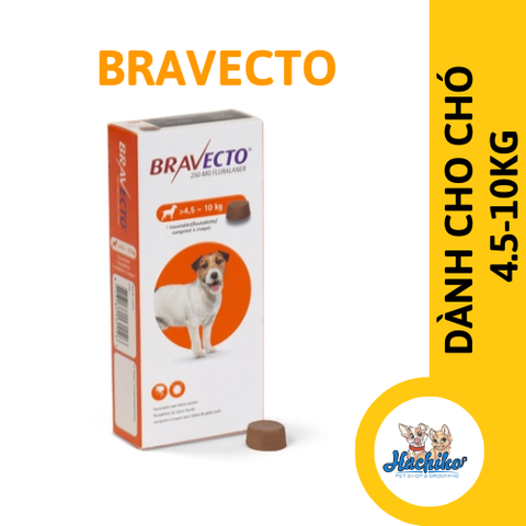 Thuốc Bravecto trị ghẻ, viêm da, ve rận