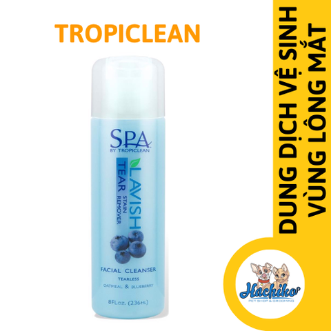 Dung dịch vệ sinh vùng lông quanh mắt Tropicleani Tear Stain Remover 236ml