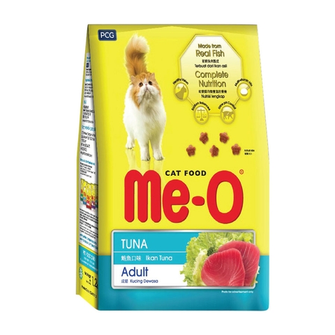 Me-O Adult Tuna 3kg (4gx3kg) - thức ăn mèo lớn vị cá ngừ