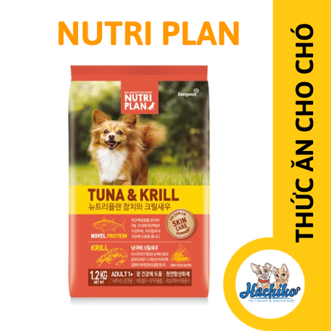 Nutri Plan Thức Ăn Hạt Chó Vị Cá Ngừ & Tôm  1.2Kg