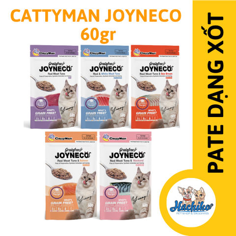 Pate/Xốt Cho Mèo CattyMan Joyneco 60gr