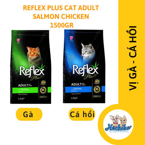 Thức ăn cho mèo trưởng thành Reflex Plus Cat Adult vị gà 1.5kg