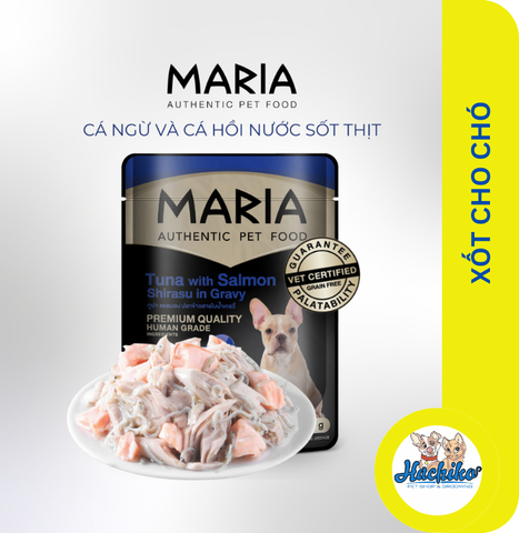 Pate cho chó Maria dạng sốt và dạng thạch - 70gr