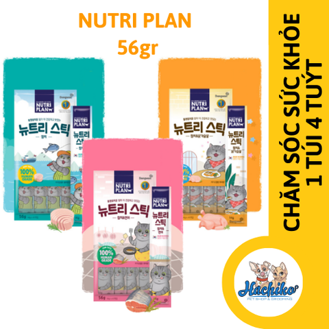 Súp thưởng cho Mèo Nutri Plan 56g (Túi 4 tuýp)