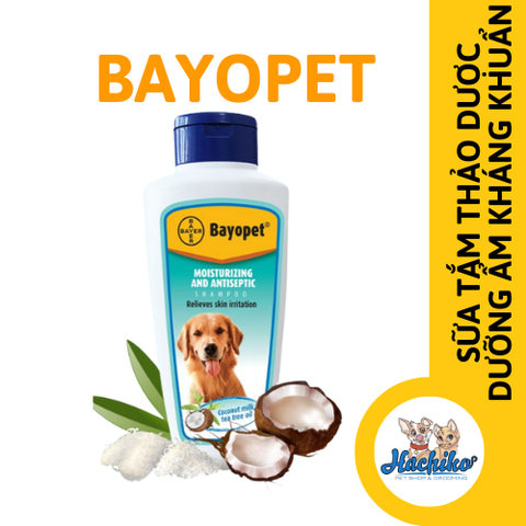 Sữa tắm thảo dược Bayopet cho Chó giúp mượt lông và ngăn ngừa xơ rối 275ml
