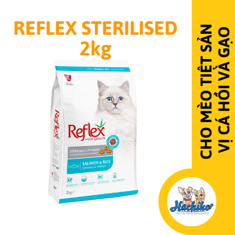 Thức ăn hỗ trợ tiết niệu cho mèo đã triệt sản Reflex Sterilised Cat Food Salmon & Rice 2kg