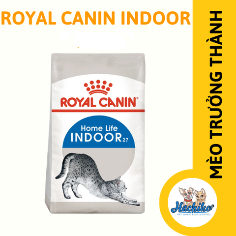 Thức Ăn Cho Mèo Trưởng Thành Royal Canin Indoor - 400gr/1kg/2kg/4kg/10kg