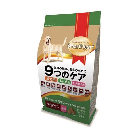 SmartHeart Adult Gold 3KG (Thùng 4 Gói)