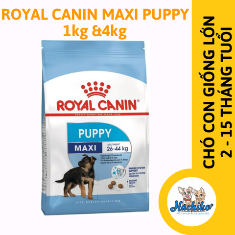 Thức ăn cho chó giống lớn dưới 12 tháng Royal Canin Maxi Puppy