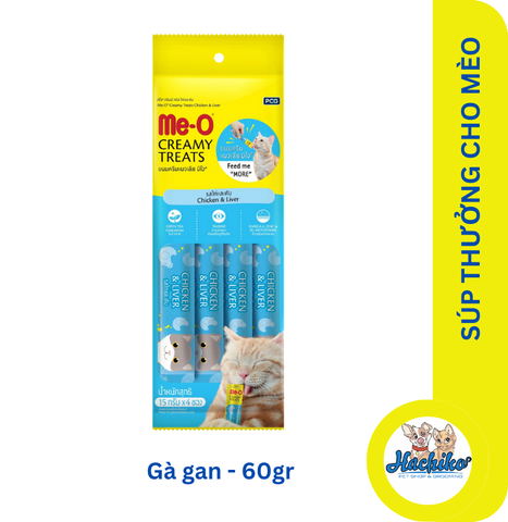 Súp thưởng cho mèo Me-O Creamy Treats - 60gr