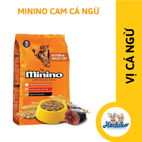 Thức ăn hạt Minino Kitten&Adult cat cho mèo con và mèo lớn