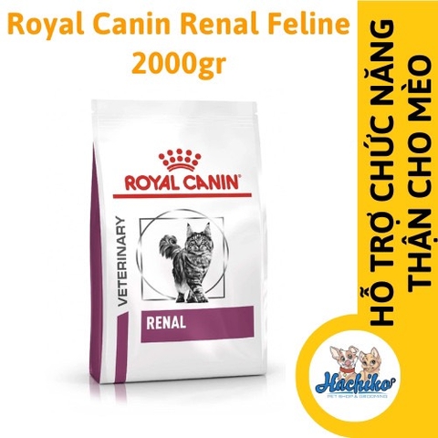 Royal Canin RENAL FELINE - Thức ăn mèo Royal Canin RENAL FELINE bệnh thận mãn tính 2kg
