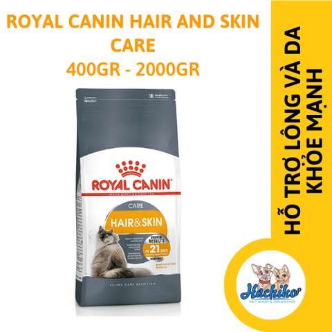 Royal Canin Hair & Skin 400gr / 2kg - Thức ăn hạt cho mèo dưỡng đẹp lông Royal Canin Hair & Skin