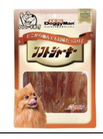 Thanh gà sấy dẻo Doggyman 80g cho chó