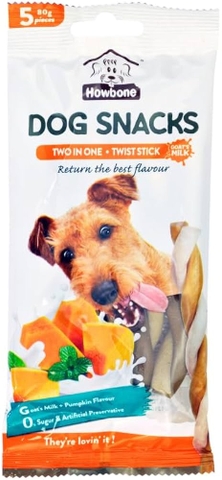Snack xương gặm sạch răng cho chó Howbone Dog Snack - 80gr