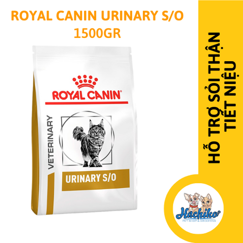 Thức ăn hạt cho Mèo Royal Canin Urinary S/O sỏi thận và tiết niệu 1,5kg