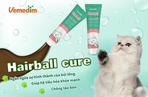 Vemedim Hairball Cure - Ngăn ngừa sự hình thành búi lông 40gr
