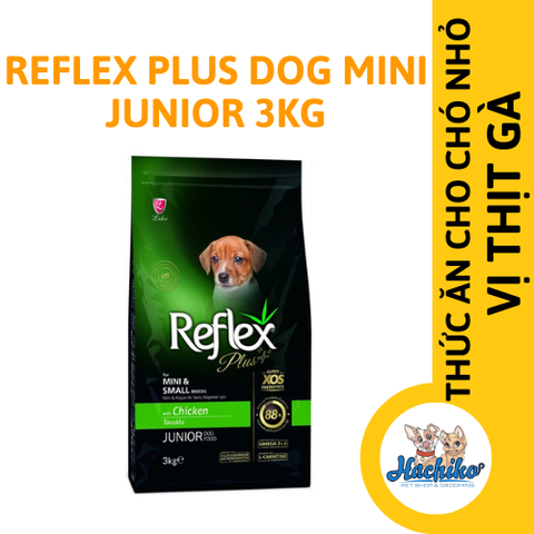 Thức ăn cho chó Reflex Plus Mini & Small Breed Junior Dog Food Chicken 3kg