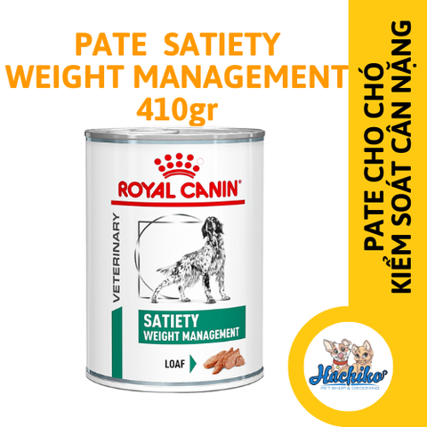 Pate dành cho Chó kiểm soát cân nặng Royal Canin Satiety Canine Weight Management Loaf 410g