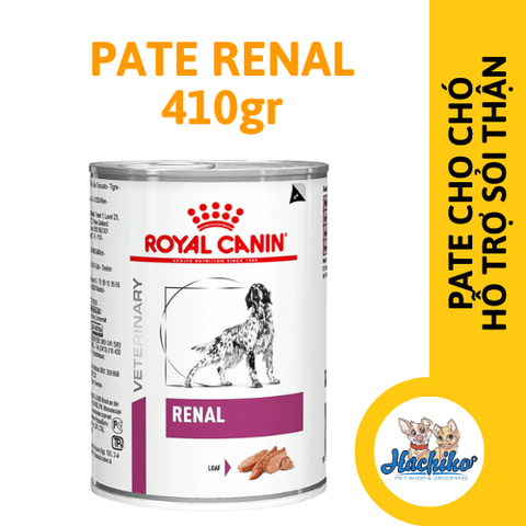 Pate dành cho Chó Royal Canin Renal Canine Loaf 410g hỗ trợ sỏi thận