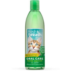 Tropiclean Fresh Breath Nước uống chăm sóc răng miệng mèo 473ml