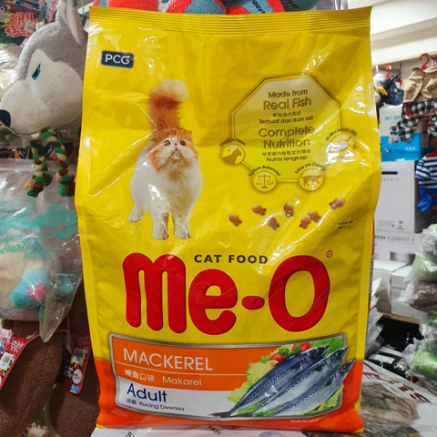 Me-O Adult Mackerel 3kg (4gx3kg) - thức ăn mèo tt cá thu