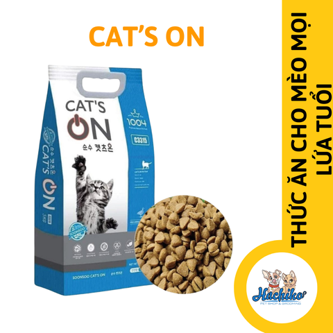 Thức ăn hạt cho Mèo Cat's On  All Style chiết lẻ/ bao 5kg