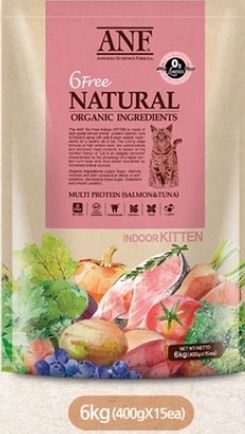 Thức ăn dành mèo con ANF 6 Free Indoor Kitten 6kg 15 gói 400gr