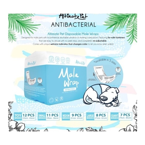 TDT Bịch Tã Chó Đực 6,8kg-15,9KG (9M)