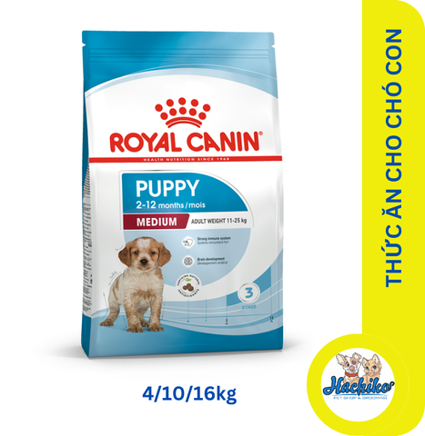 Thức ăn cho chó con Royal Canin Medium Puppy 