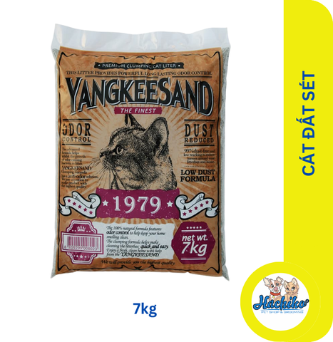 Cát vệ sinh đất sét cho mèo YANGKEESAND - 7kg