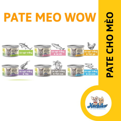 Pate Mèo súp cá ngừ trắng nguyên miếng Meowow 80gr