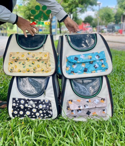 Balo Hello hoạ tiết 37*34*25