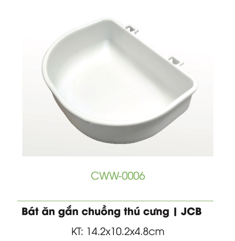 TD Chén nhựa gắn chuồng/lồng