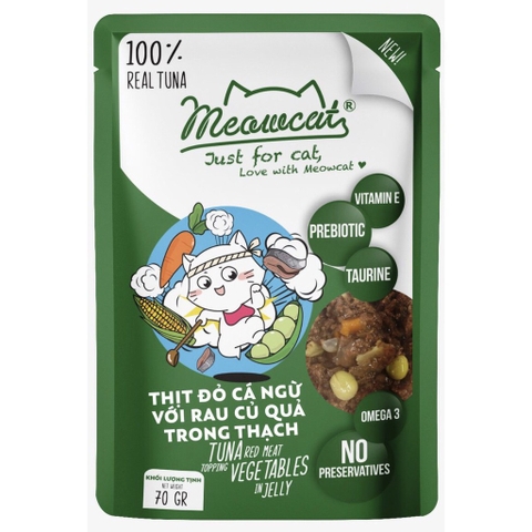 Xốt pate Meowcat dành cho mèo - 70gr