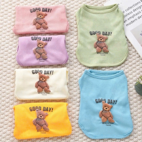 Áo thun gân Gấu Good Day XL/XXL
