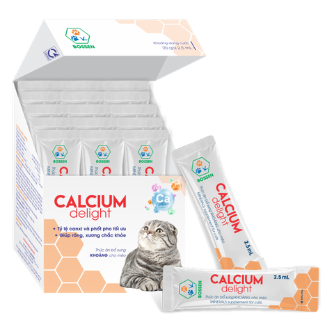 BS Calcium Delight Mèo, khoáng dạng nước ( đơn giá hộp ) 1H20G
